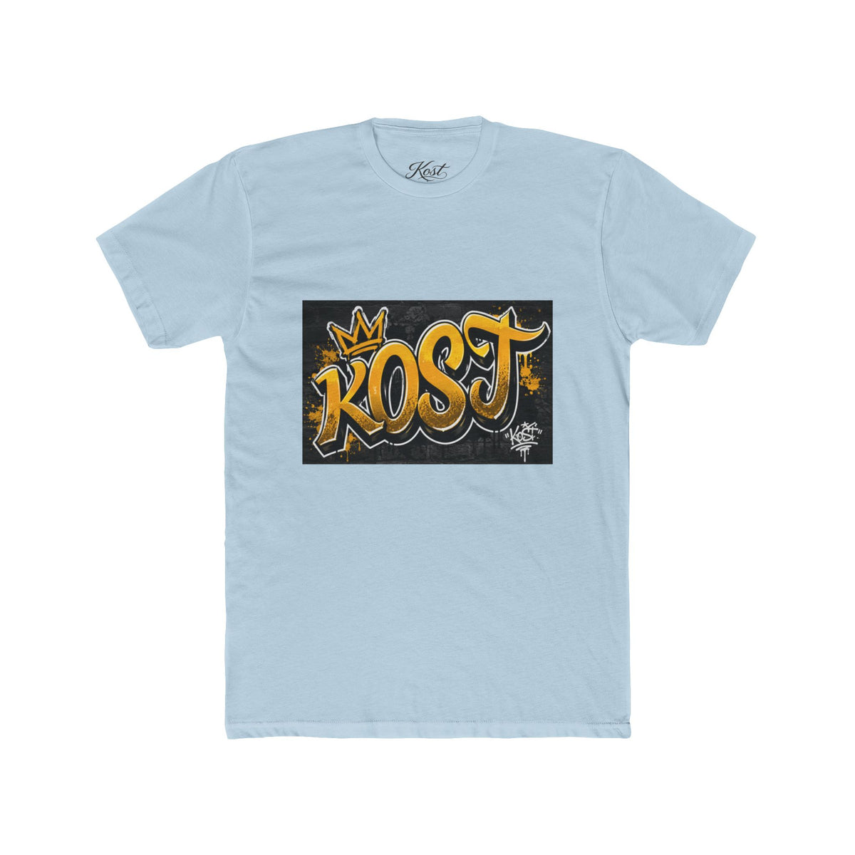 KOST Graffiti Logo Tee — Streetwear Urban Crown Graphic T-Shirt