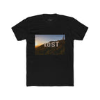 KOST Sunset Hollywood Sign Photo Tee — Vintage LA Skyline Graphic T-Shirt