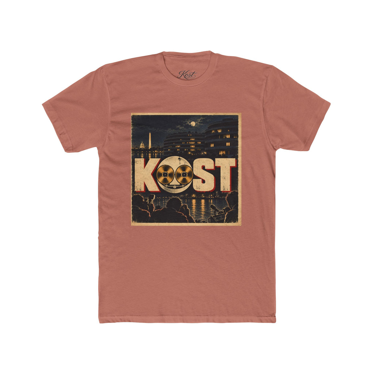 KOST Retro Cityscape T‑Shirt — Vintage Radio Logo Tee