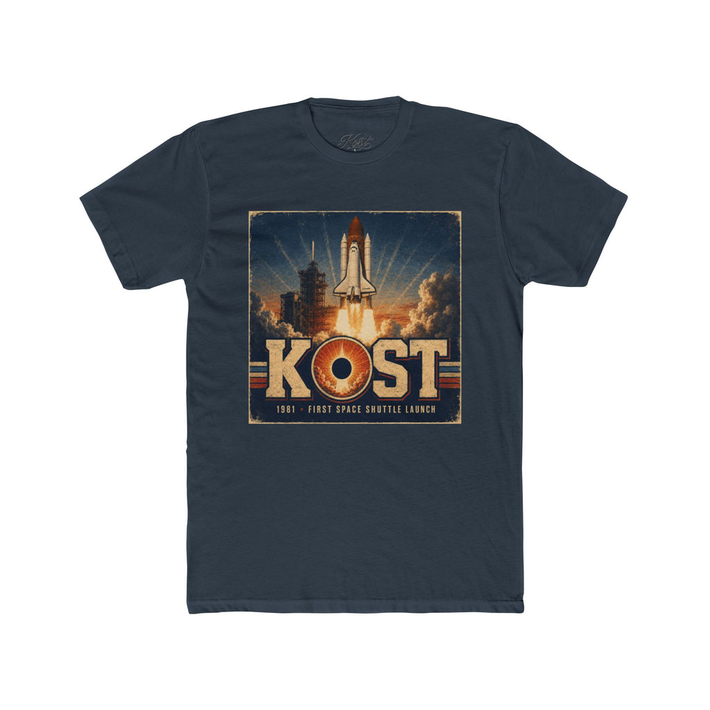 KOST Space Shuttle Retro Tee — Vintage Rocket Launch Graphic T-Shirt