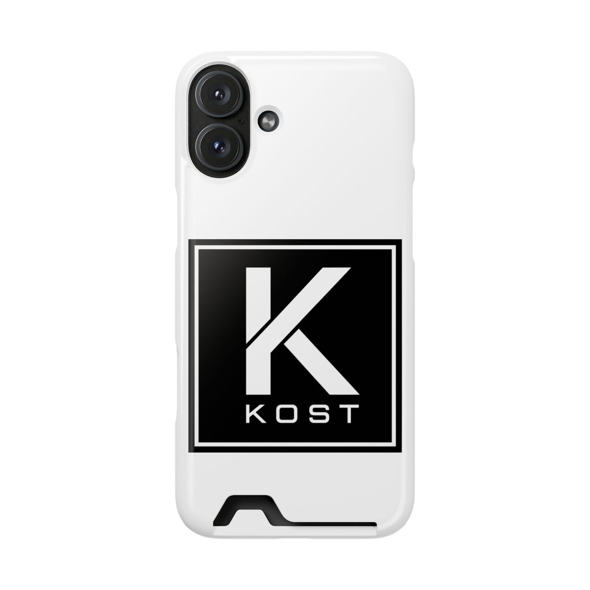 KOST Logo Phone Case with Card Holder