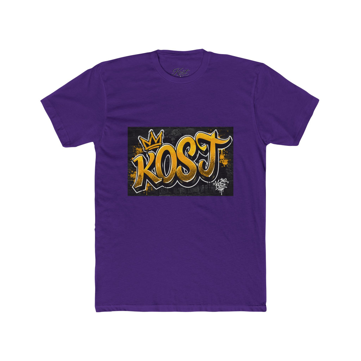 KOST Graffiti Logo Tee — Streetwear Urban Crown Graphic T-Shirt