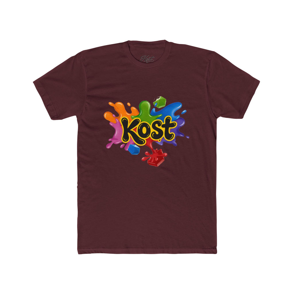 Kost Rainbow Paint Splash Tee — Colorful Graphic Cotton T-Shirt