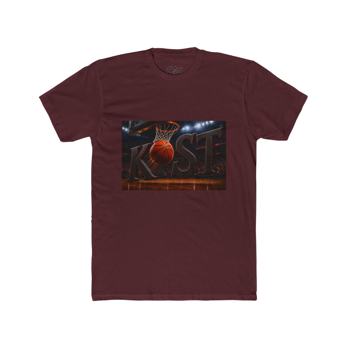 Basketball Hoop Graphic Tee — "Kobe" Dunk Design