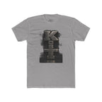 Kosl Vertical Monogram Tee — Bold Industrial Lettering Graphic T‑Shirt