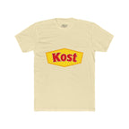 Kost Logo Tee — Retro Yellow & Red Graphic T-Shirt