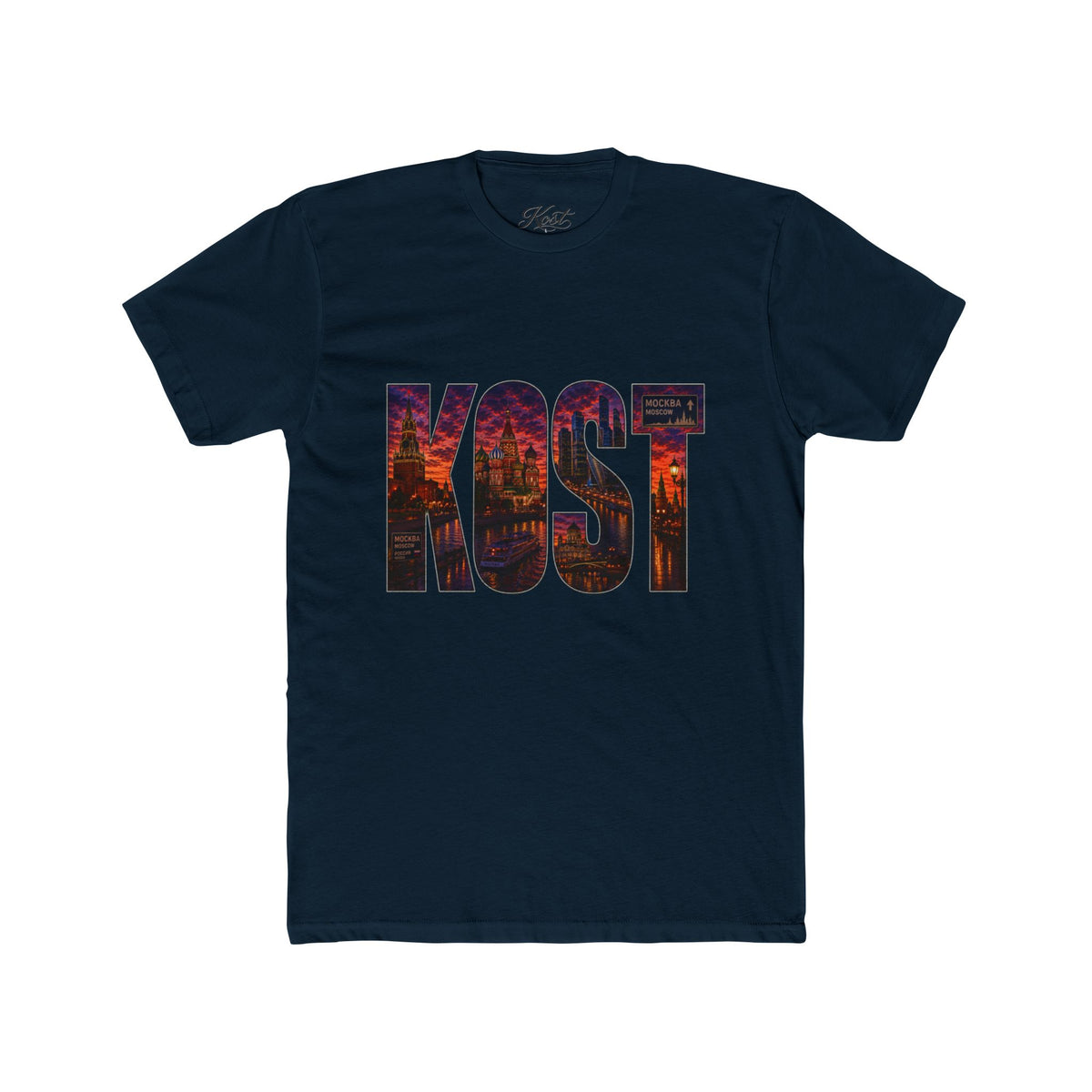 KOST Sunset Logo Tee — Graphic Crewneck T-Shirt