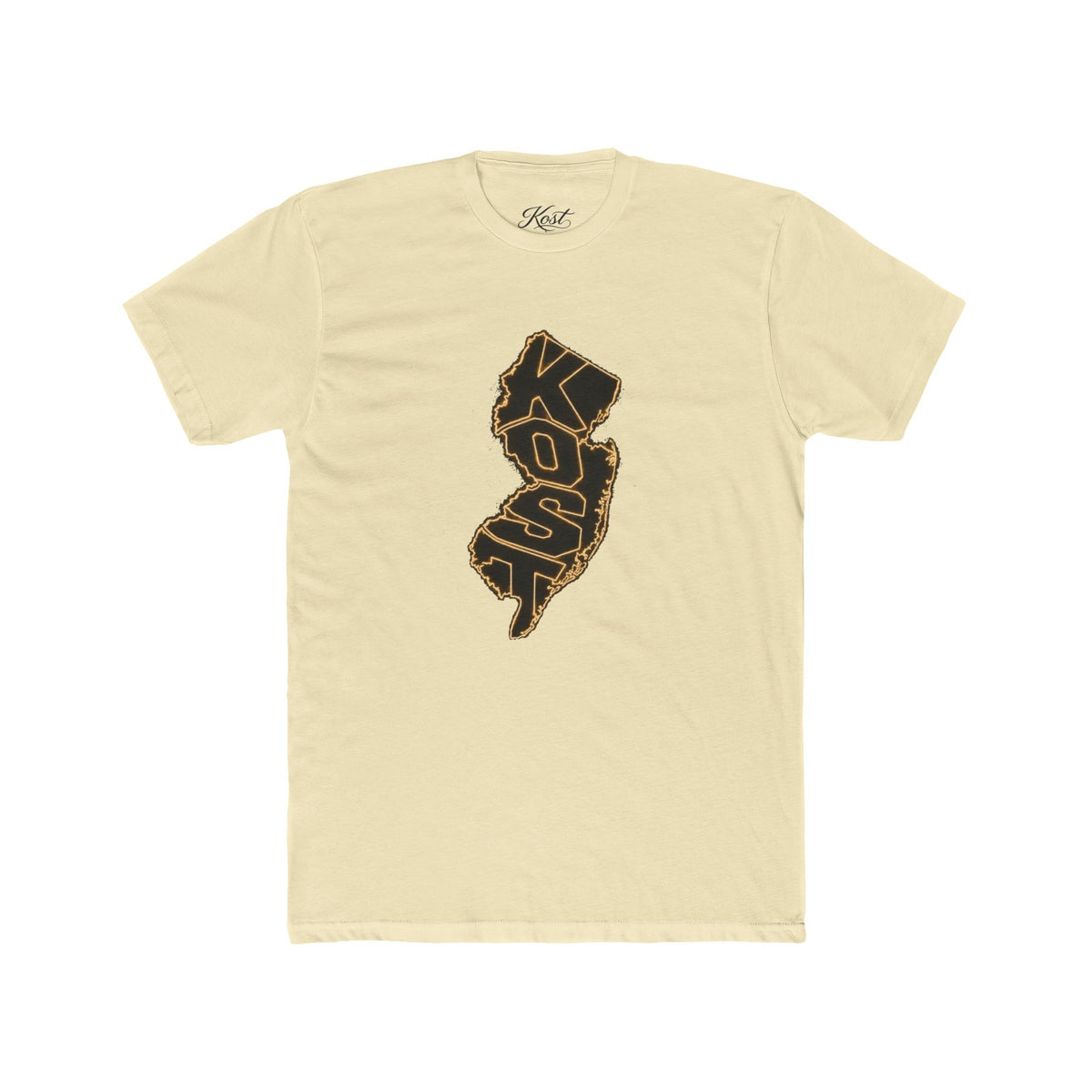 New Jersey Outline T-Shirt with 'KOP' Lettering – State Pride Tee