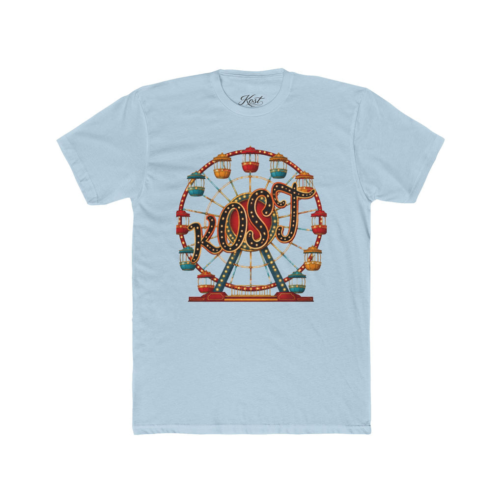 Vintage Ferris Wheel Amusement Park Cotton Tee