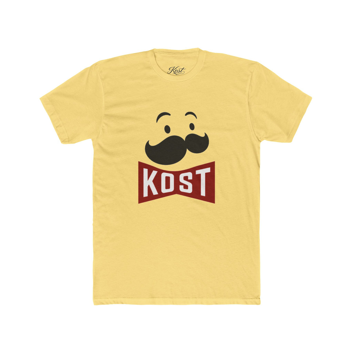Kost Mustache Logo T‑Shirt — Retro Mascot Tee