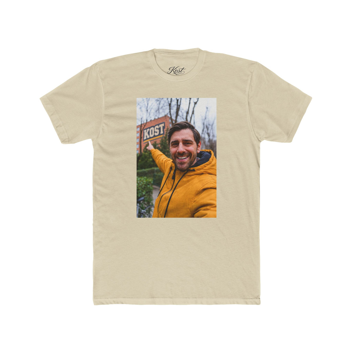 Personalized Photo Cotton Crew T-Shirt