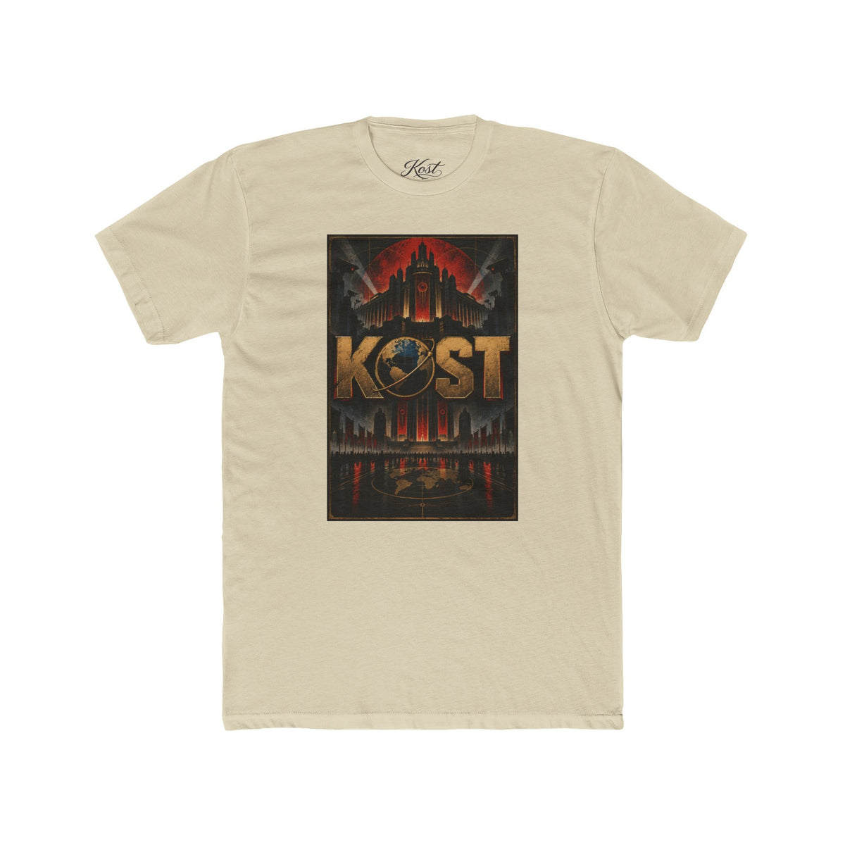 KOST Vintage Cityscape Tee — Retro Band Logo Graphic T-Shirt