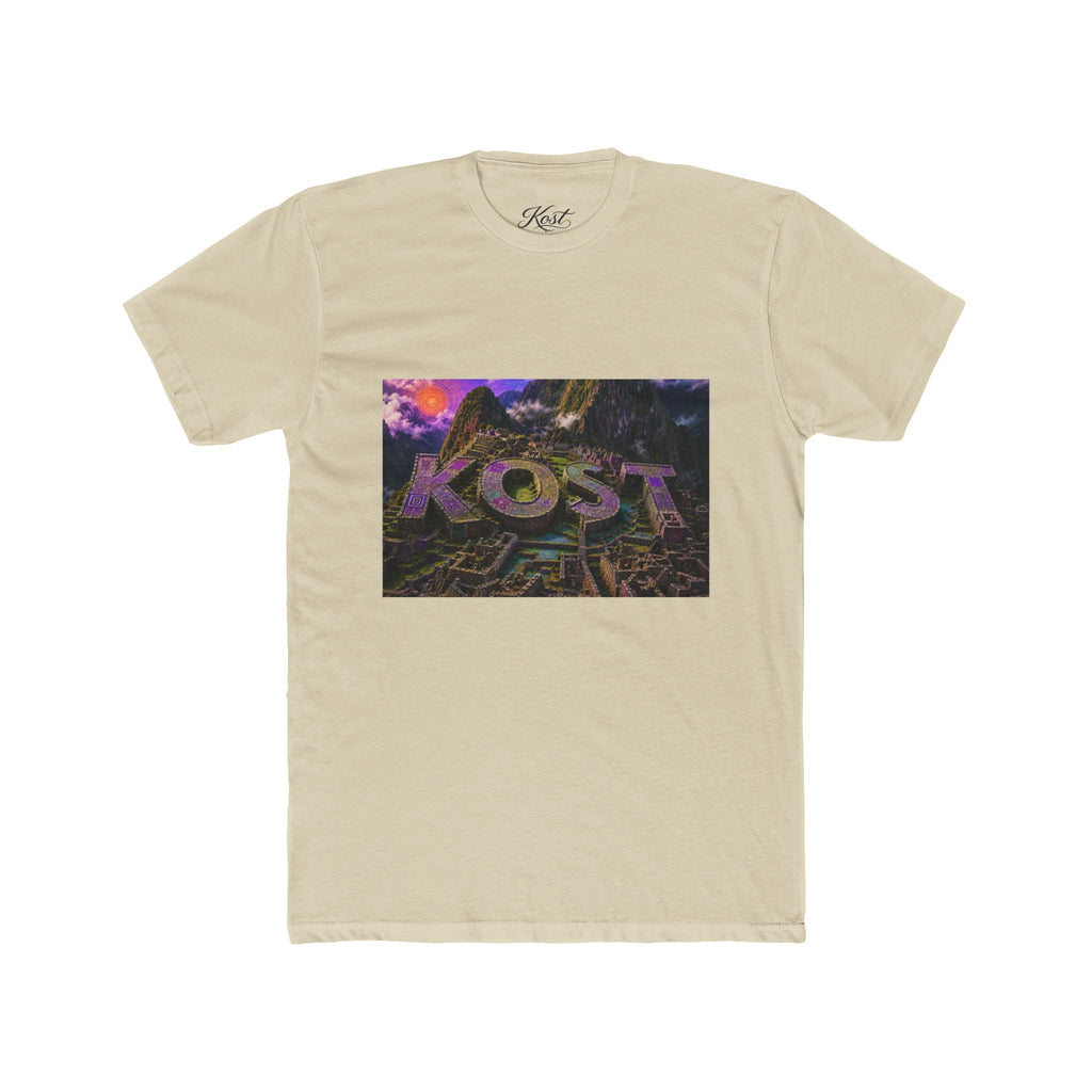 KOST Retro Vaporwave Graphic Tee — 80s Neon Cityscape Shirt