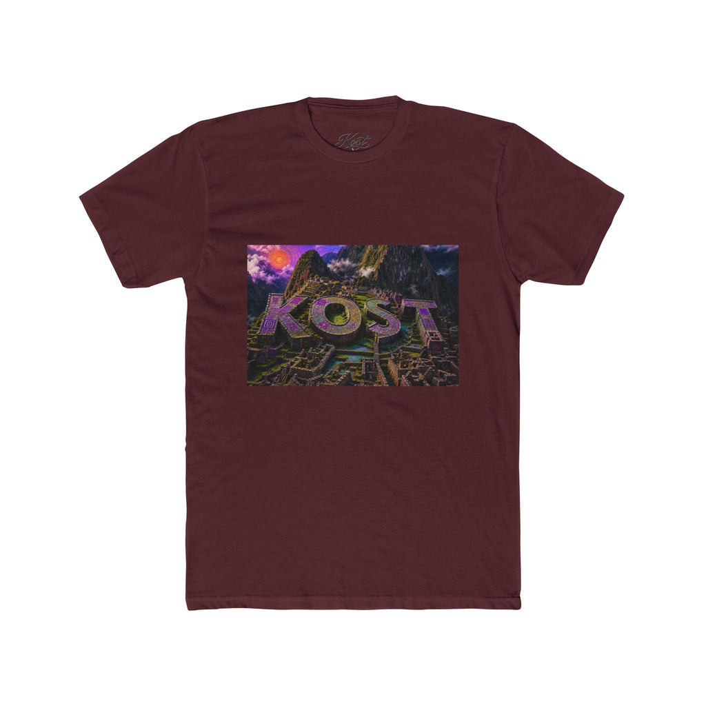 KOST Retro Vaporwave Graphic Tee — 80s Neon Cityscape Shirt