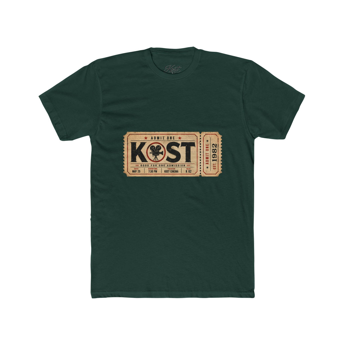 KØST Retro Ticket Graphic T-Shirt