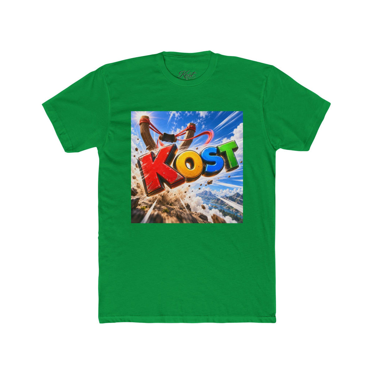 KOST Colorful Surf Graphic Tee — Beach Vibe Retro Logo T-Shirt