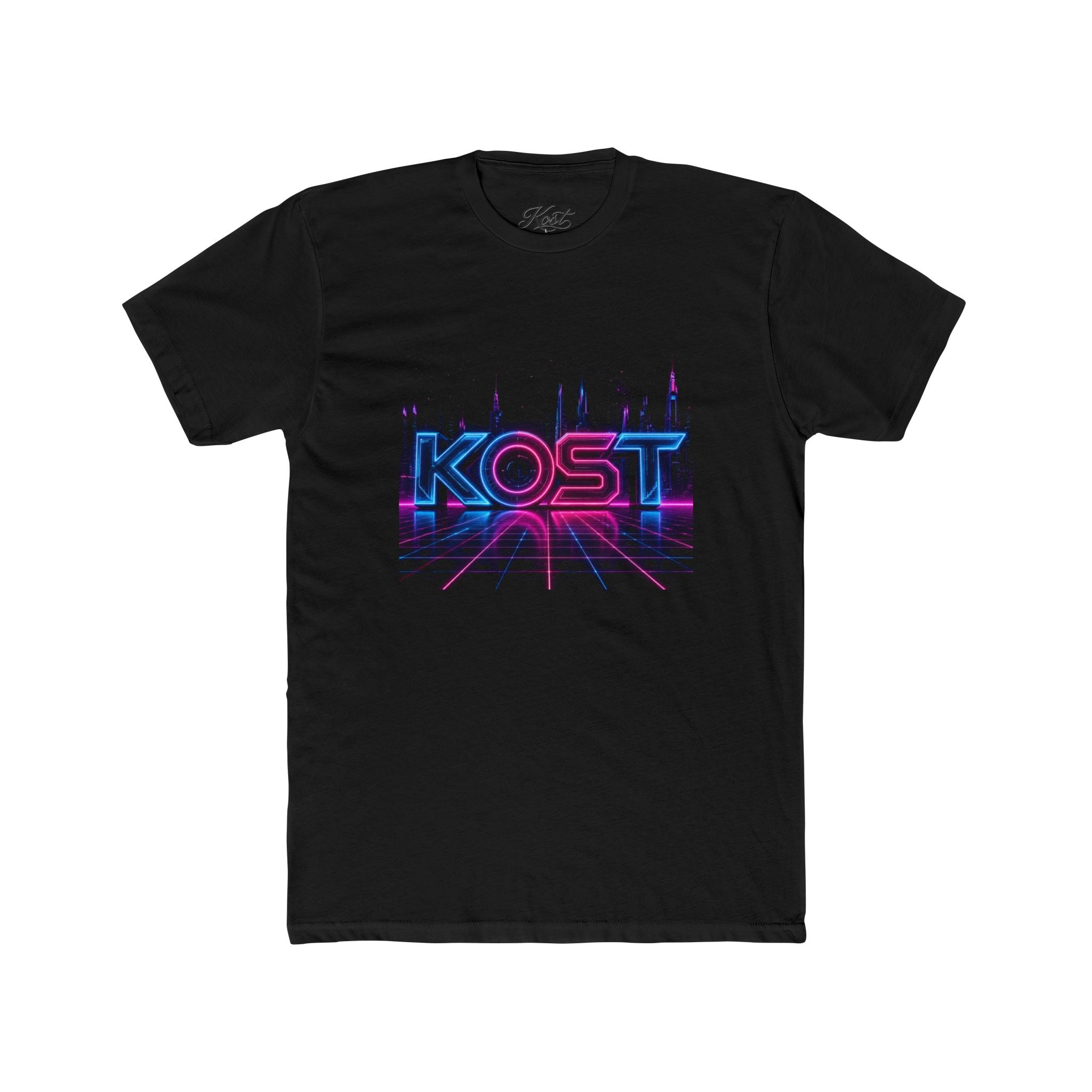 KOST Neon City Graphic Tee — Retro Synthwave Urban Streetwear
