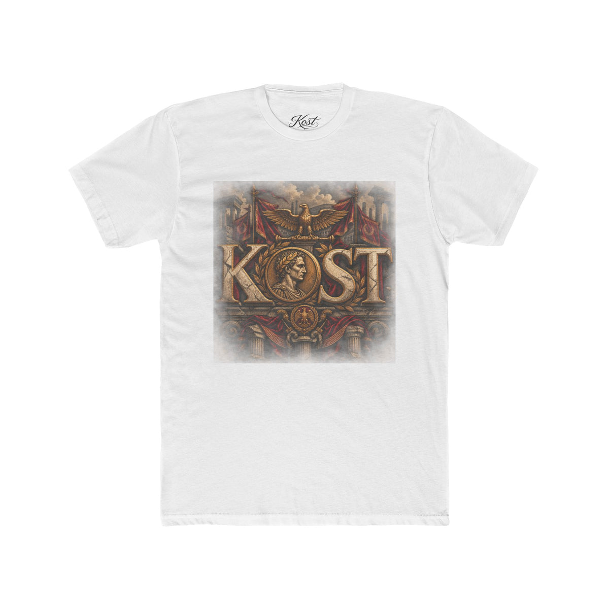 Kost Vintage Crest T‑Shirt — Retro Medieval Logo Tee