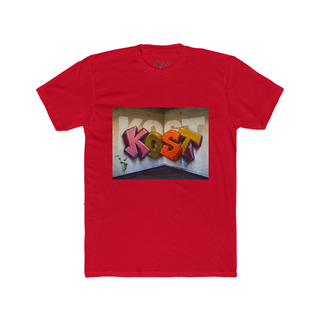 Graffiti "KOST" Street Art T‑Shirt — Bold Urban Lettering Tee