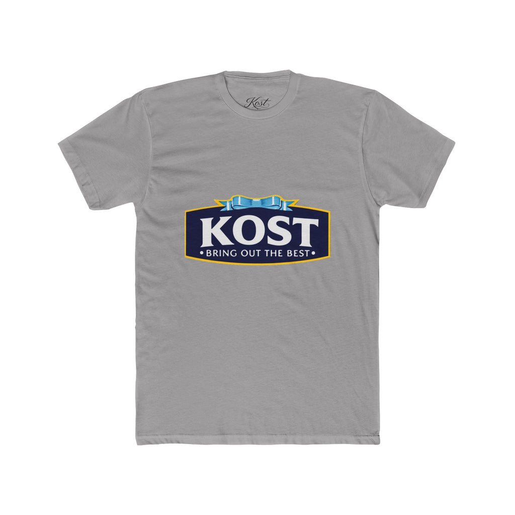 KOST Logo Tee — 'Bring Out The Best' Retro Badge Cotton T‑Shirt