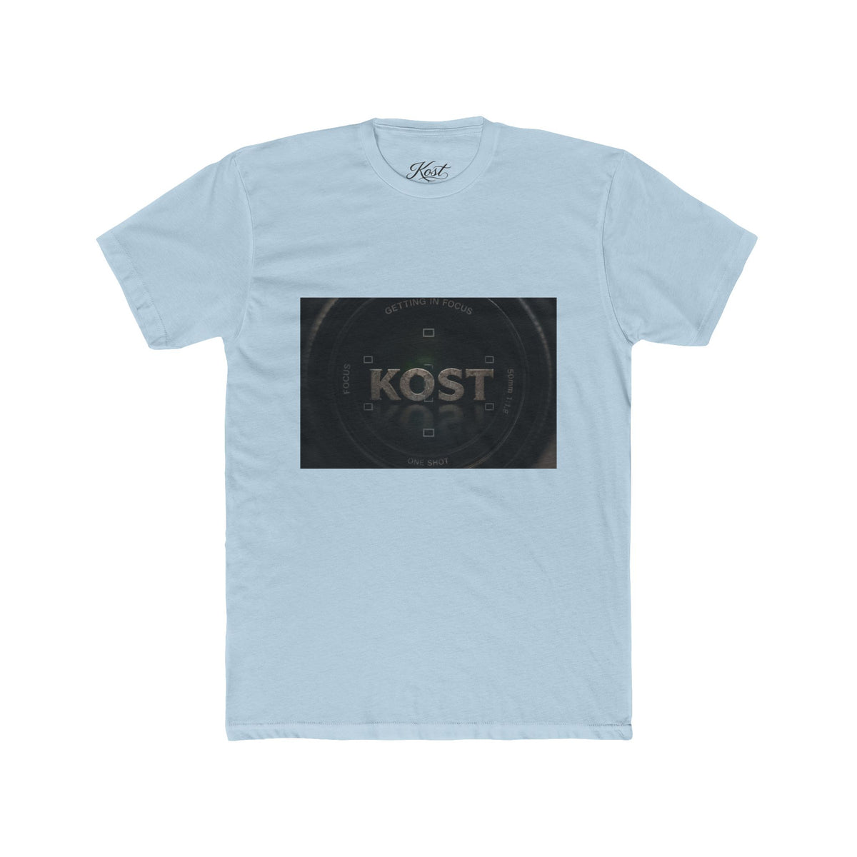 KOST Logo Tee — Minimalist Black Graphic Cotton T‑Shirt