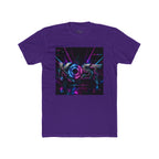 KOSY Neon Geometric Graphic T-Shirt
