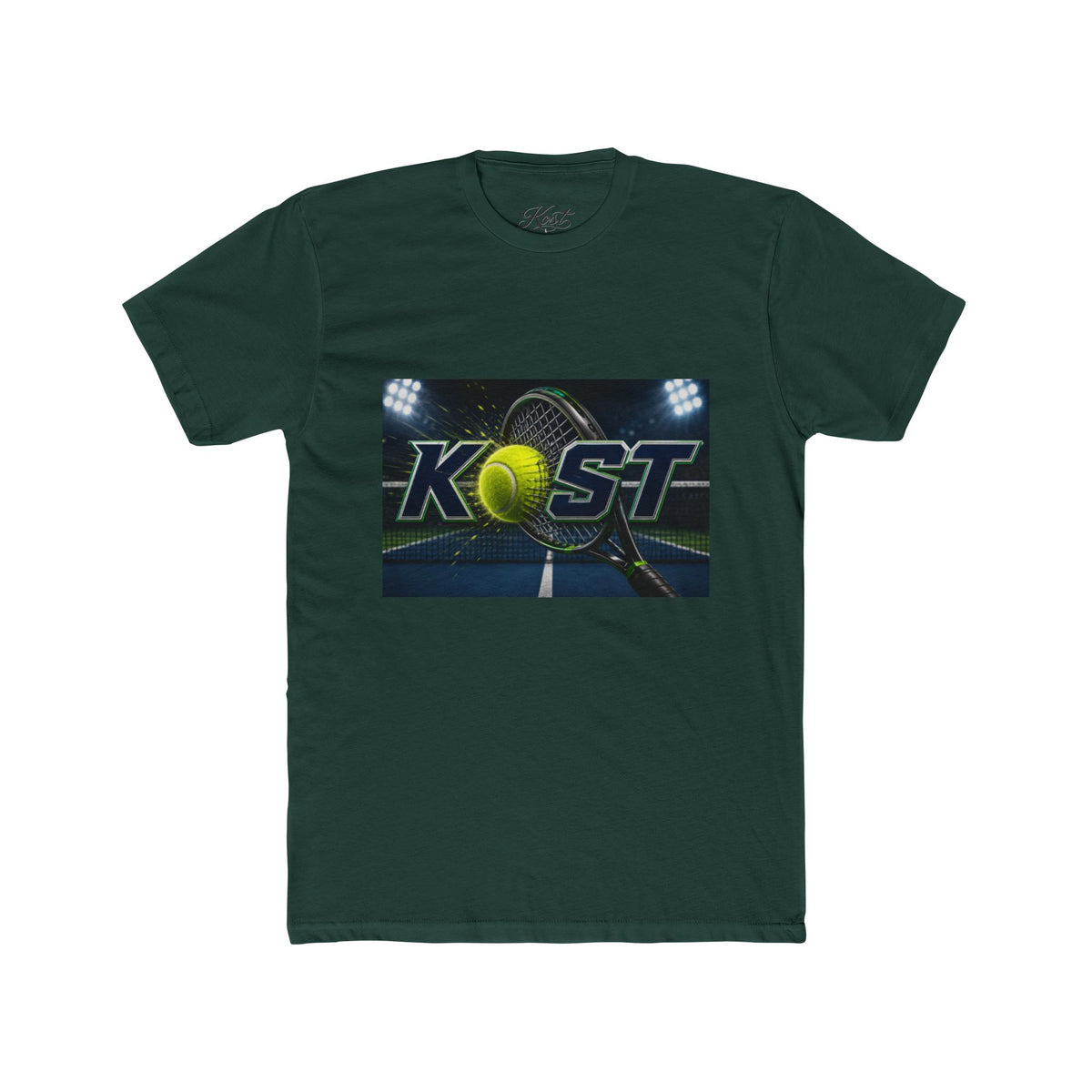 KOST Tennis Logo Tee — Court Night Graphic T-Shirt