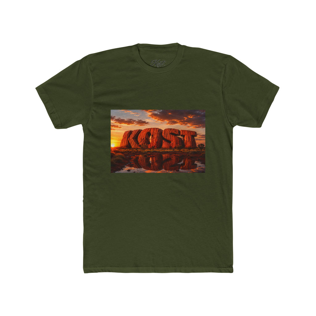 Sunset 'Lost' Graphic Tee — Retro Desert Rock Typography T-Shirt