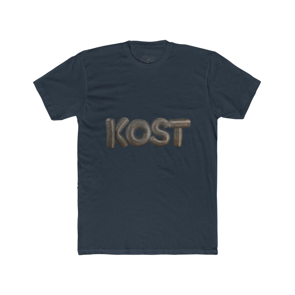 KOST Logo Tee — Retro 3D Lettering Cotton T‑Shirt