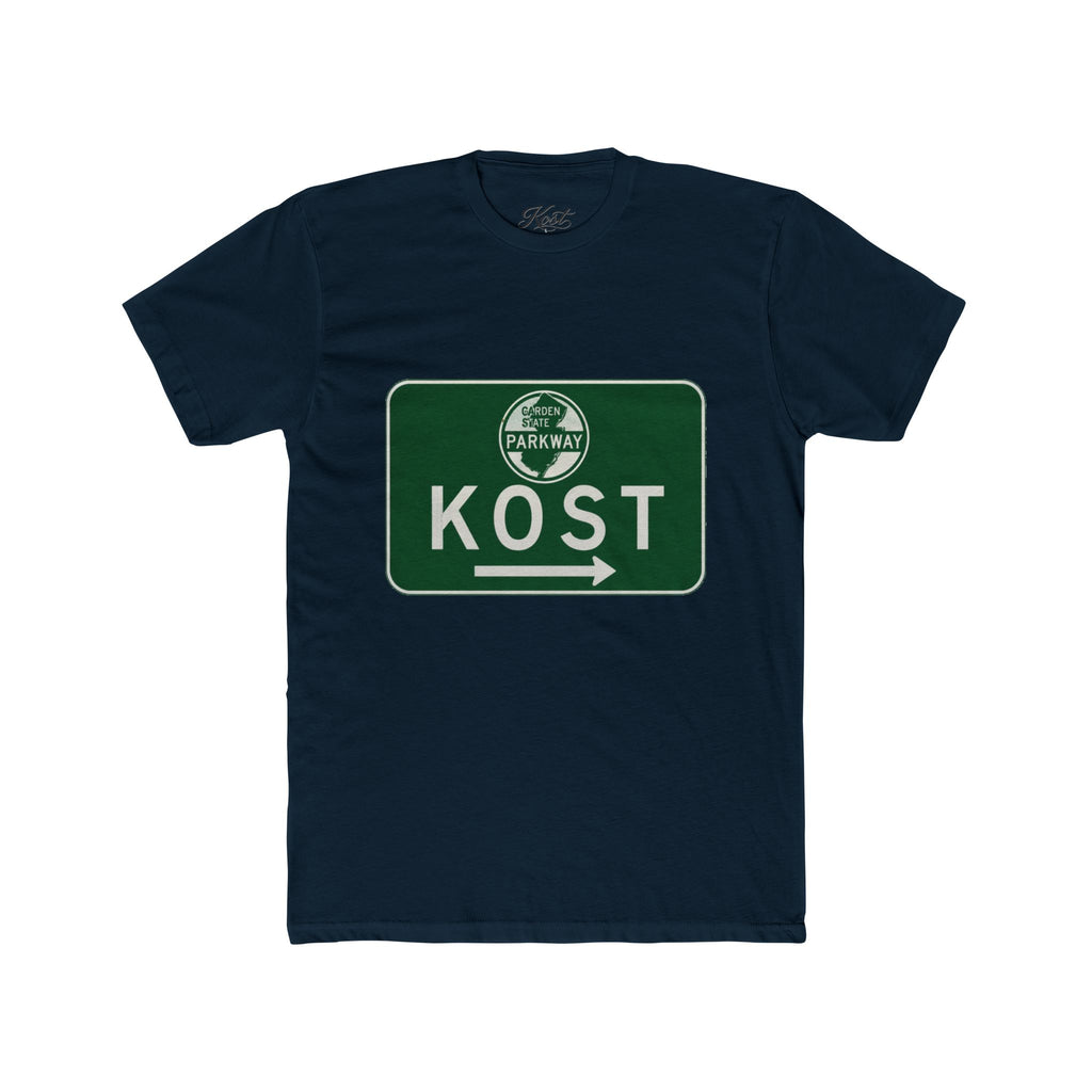 Kost Parkway Road Sign T‑Shirt — Retro Green Route Graphic Tee