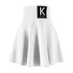 Minimalist White Skater Skirt