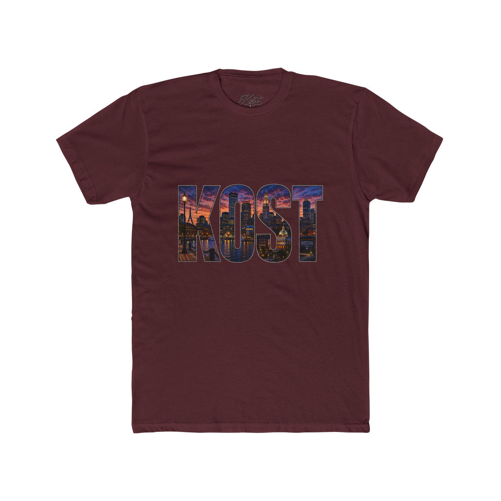 KOST Cityscape T-Shirt — Urban Skyline Lettering Tee