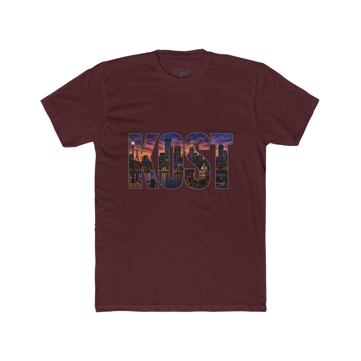 KOST Cityscape T-Shirt — Urban Skyline Lettering Tee