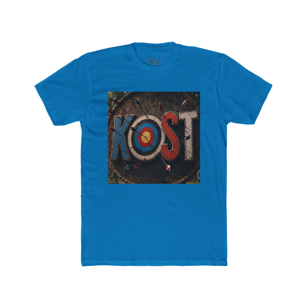 KOST Target Logo T‑Shirt — Retro Archery Bullseye Graphic Tee