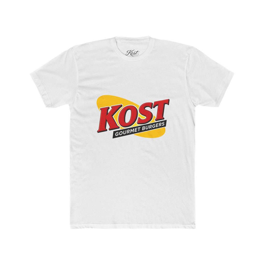 Burger Logo T‑Shirt — "KOST Gourmet Burgers" Retro Crew Tee