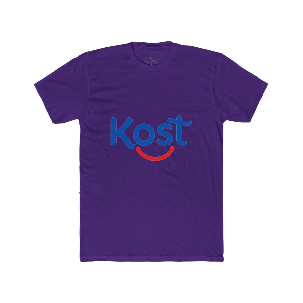Kost Smile Logo Tee — Minimal Graphic Cotton Crew T-Shirt