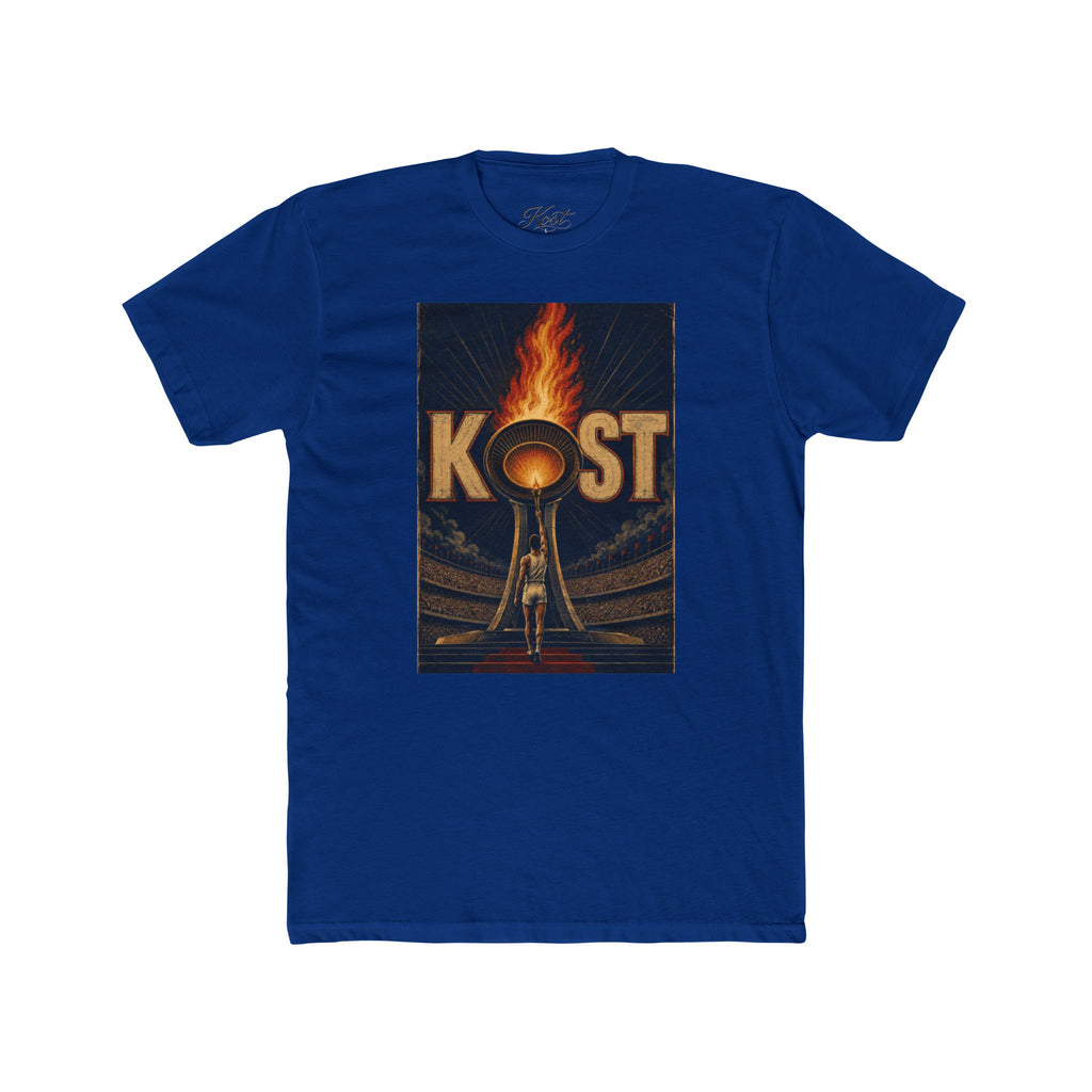 KOST Vintage Torch Tee — Retro Flame Graphic T-Shirt