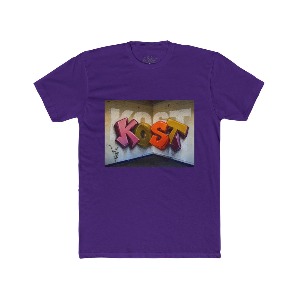Graffiti "KOST" Street Art T‑Shirt — Bold Urban Lettering Tee