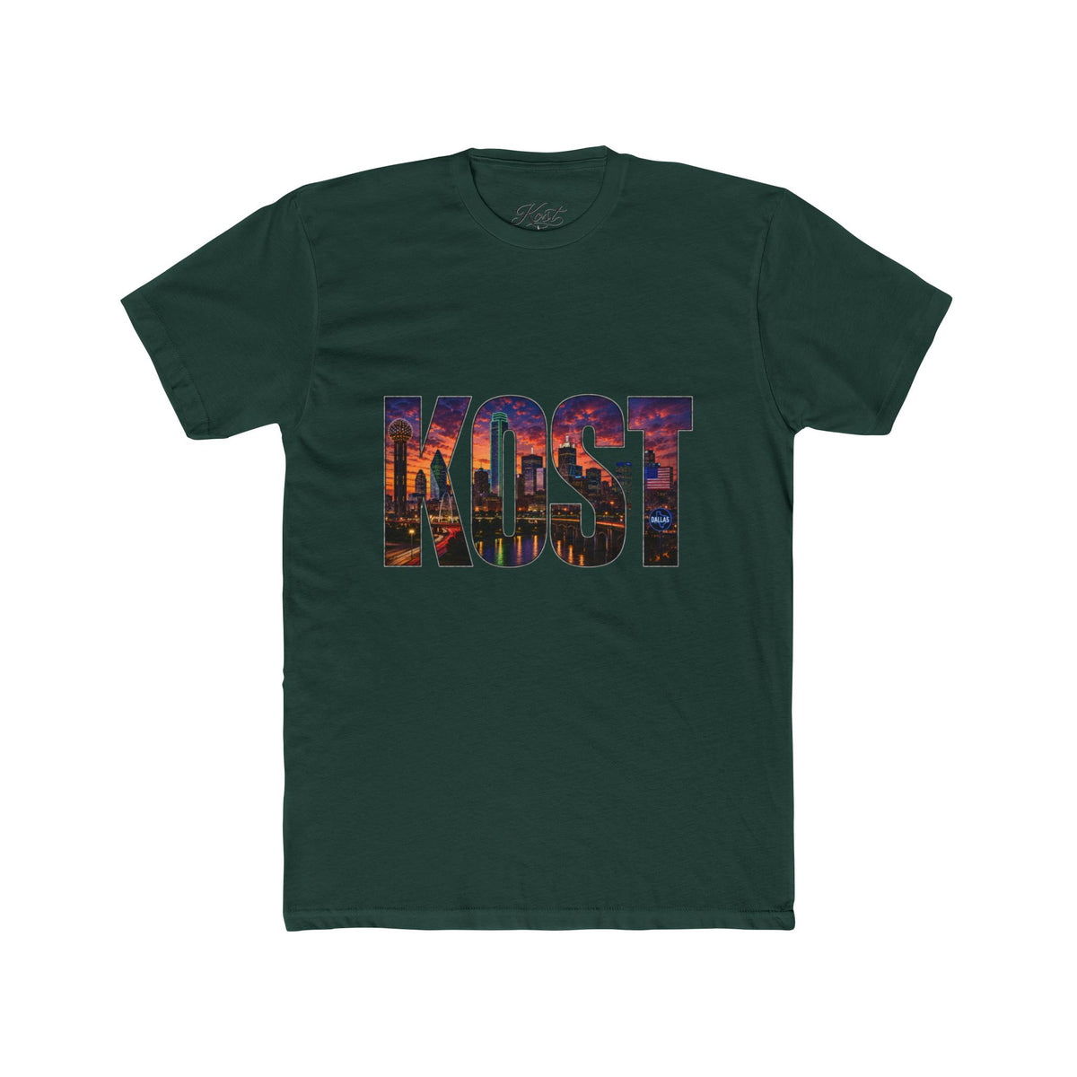 KOST Cityscape Graphic Tee — Urban Skyline Lettered T-Shirt