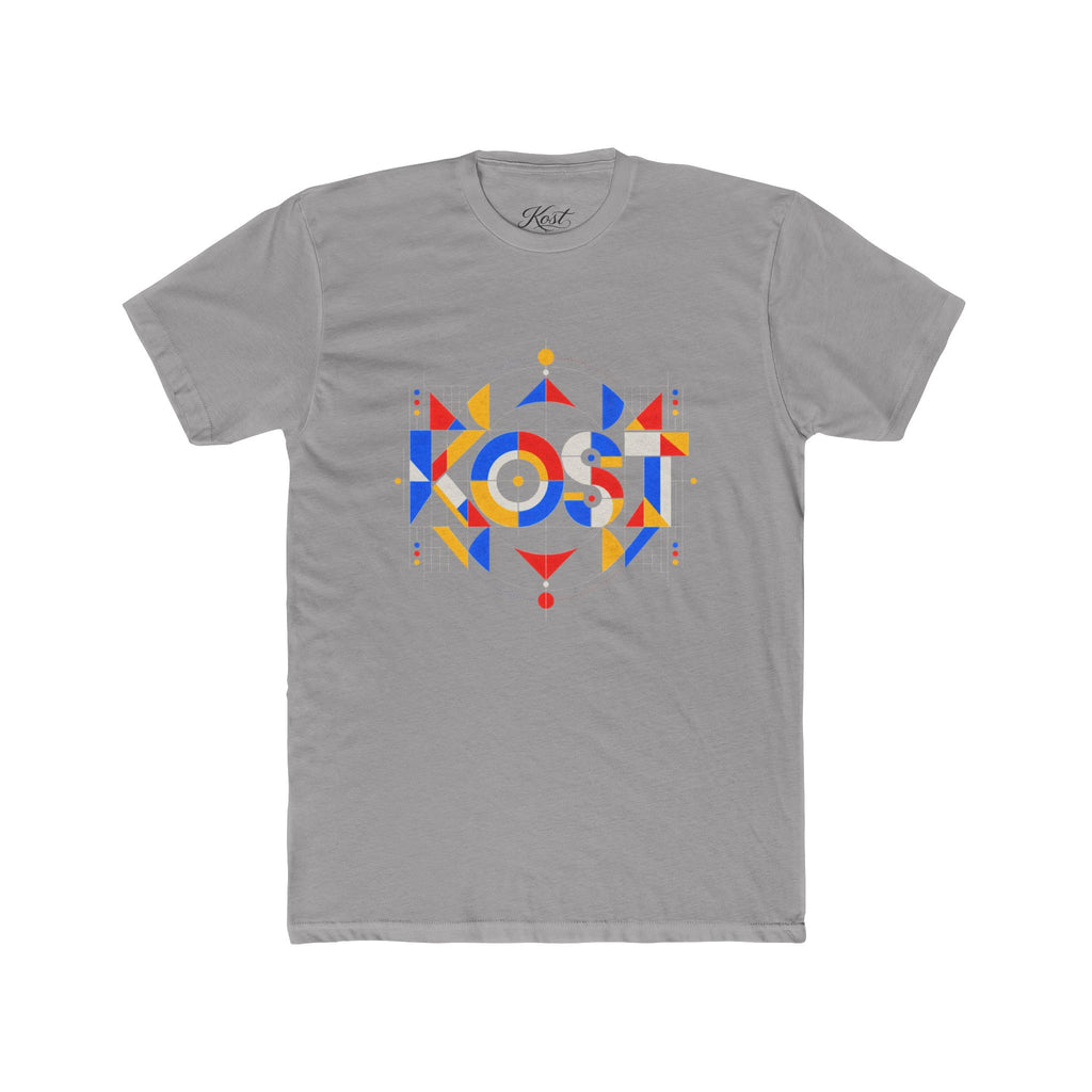 Lost Geometric Tee — Colorful Abstract Graphic T-Shirt