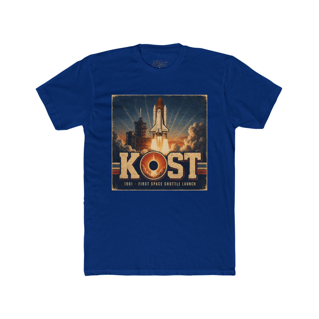 KOST Space Shuttle Retro Tee — Vintage Rocket Launch Graphic T-Shirt