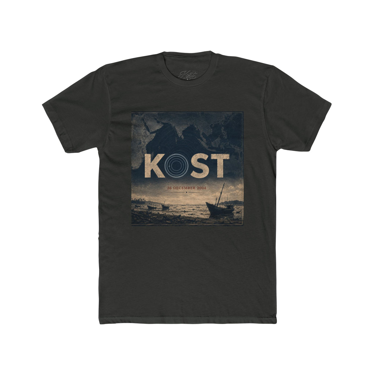 Kost Vintage Coastal Tee – Nautical Sunset Graphic T-Shirt