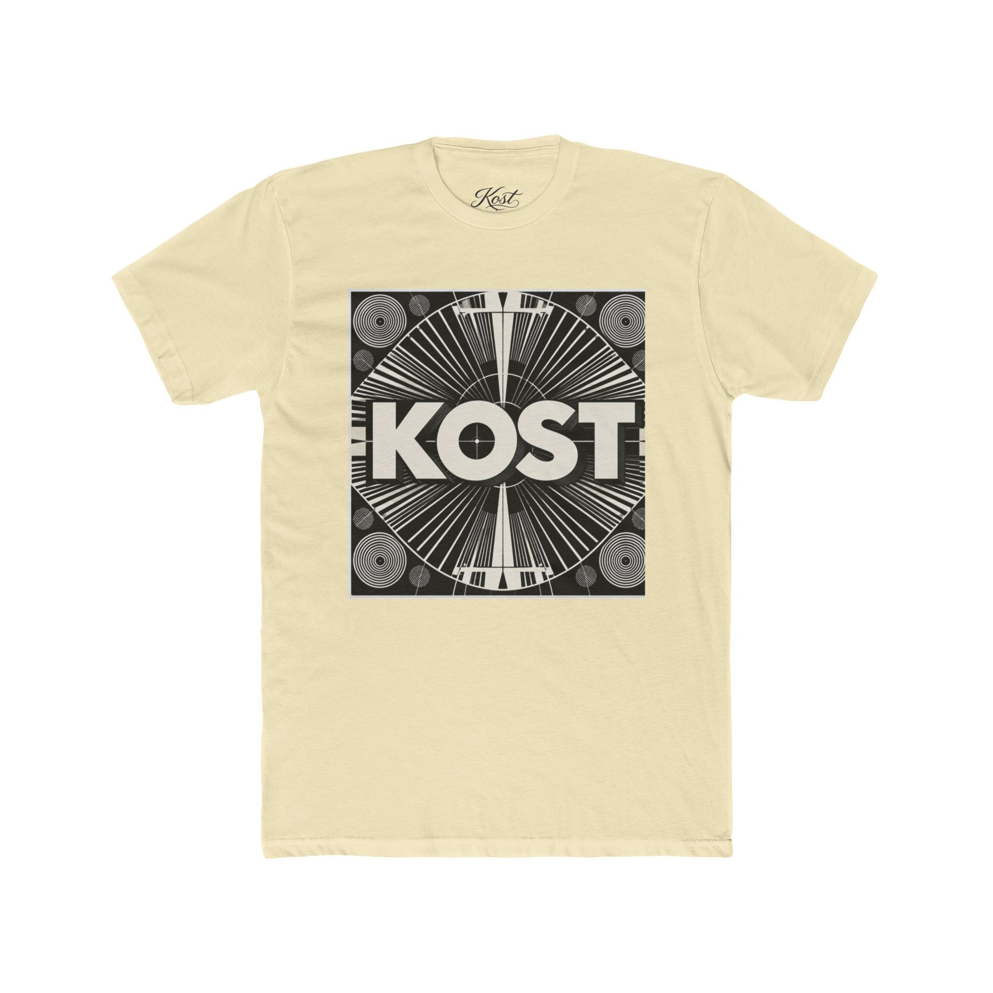 KOST Retro Record Label Tee — Vintage Vinyl Graphic T-Shirt
