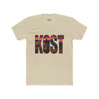 KOST Sunset Graphic Tee — Bold City Name Lettering T-Shirt