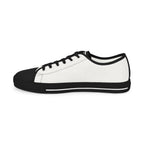 Men’s Low Top Sneakers – Classic White Casual Shoes