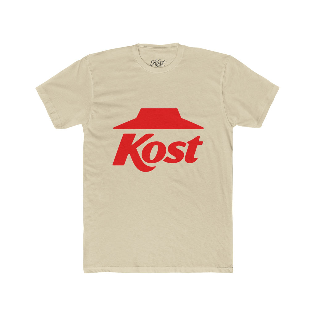 Kost Logo Tee — Retro Red Hat Graphic T-Shirt