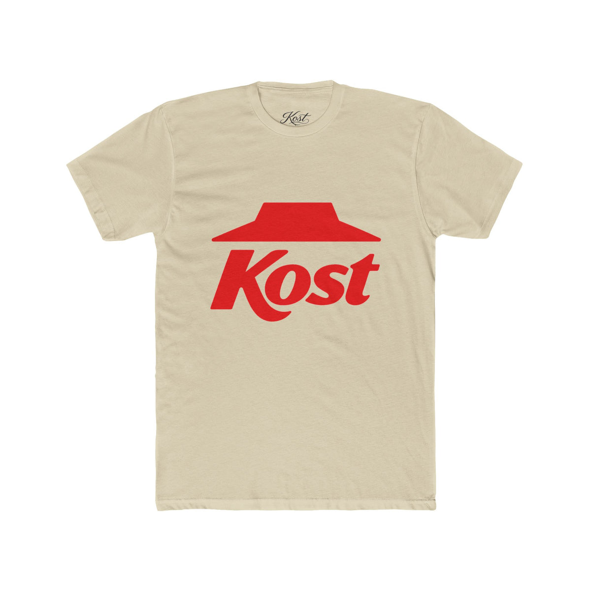 Kost Logo Tee — Retro Red Hat Graphic T-Shirt