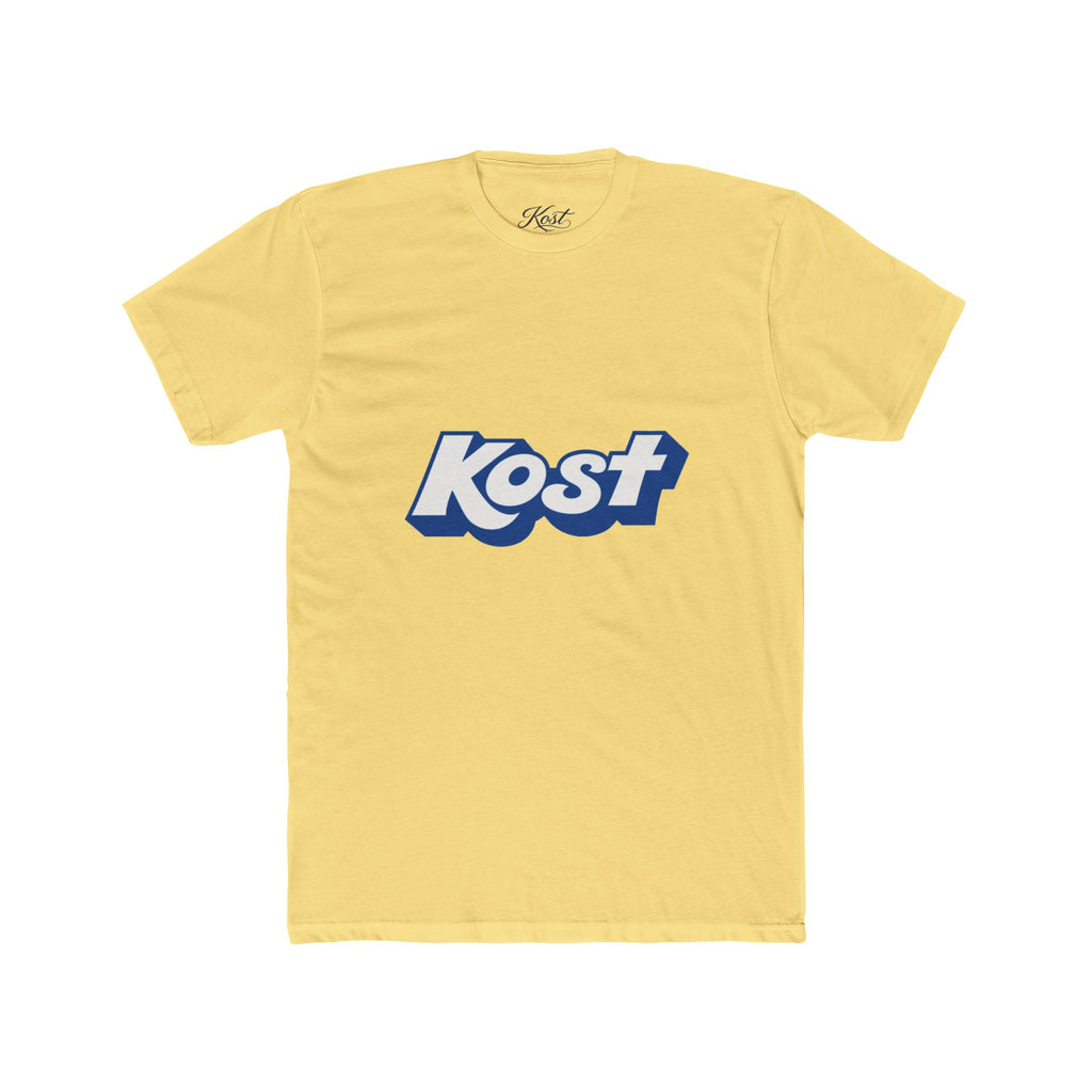 Kost Retro Logo Tee — Vintage Blue Graphic T-Shirt
