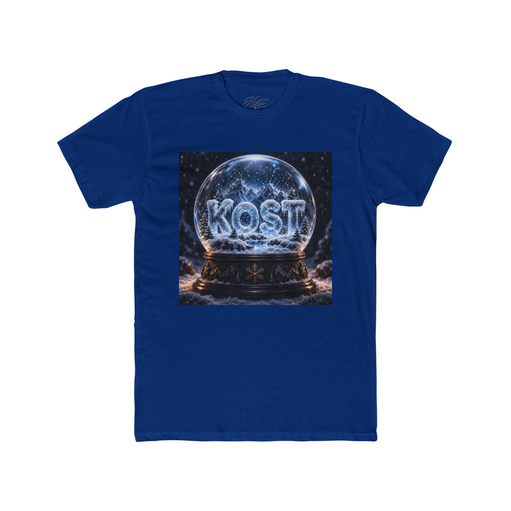 KOST Snow Globe Graphic Tee — Vintage Holiday Winter Scene T-Shirt