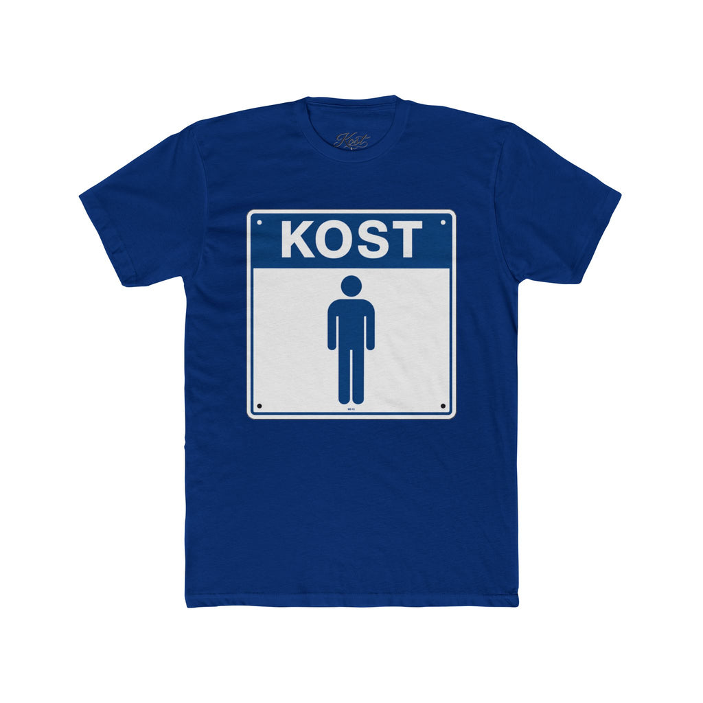 KOST Street Sign T‑Shirt — Retro Blue Icon Tee